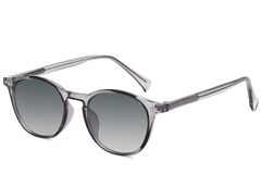 Oval Purple Plastic Sunglasses #BS2503-0382