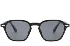 BS2503-0386_Black_Geometric_Plastic_Sunglasses_front