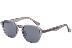 Geometric Purple Plastic Sunglasses #BS2503-0388