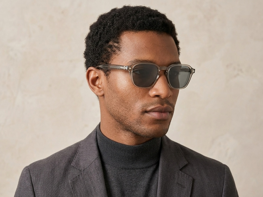 BS2503-0390_Grey_Geometric_Plastic_Sunglasses-tryon_male