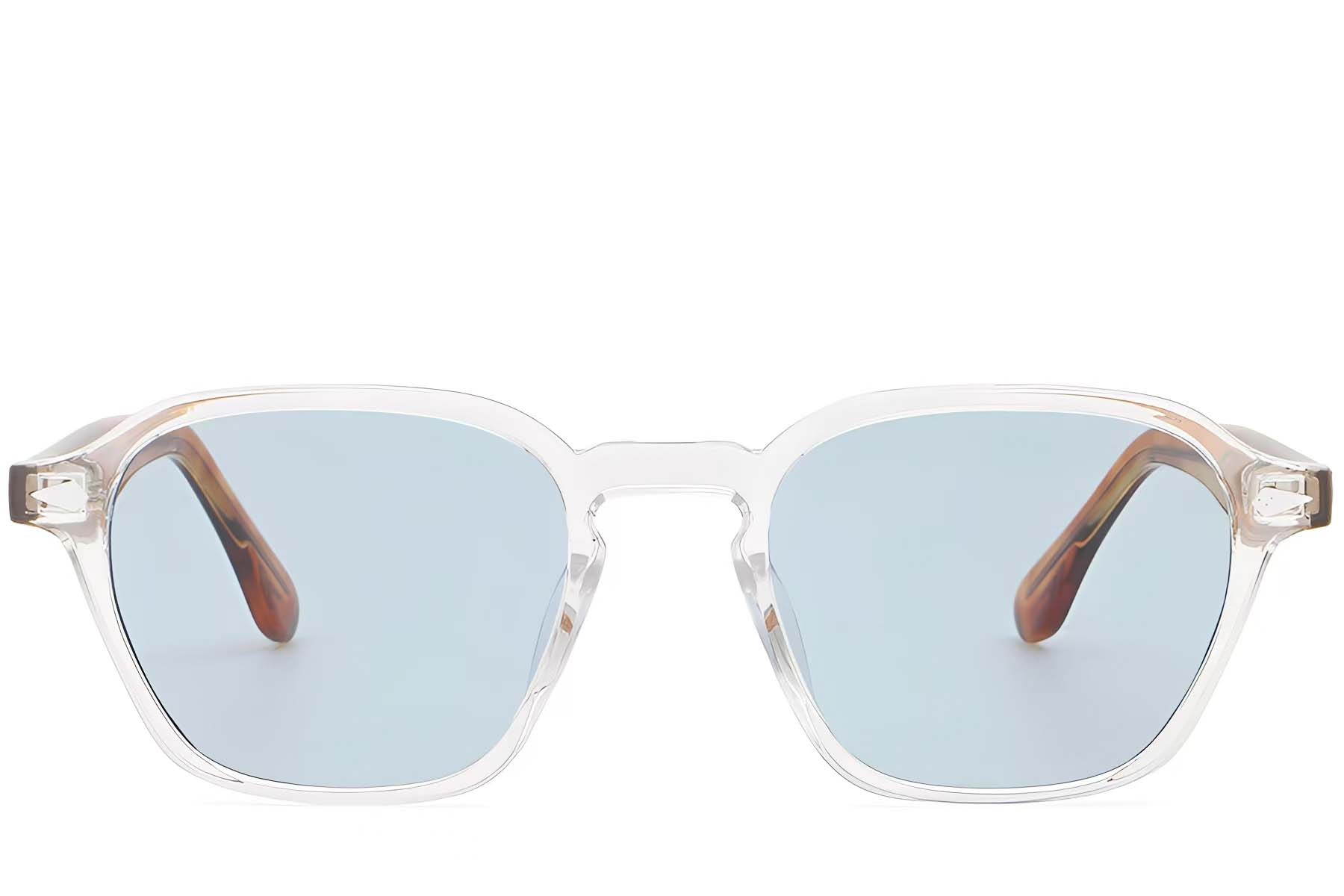 BS2503-0391_Transparent_Geometric_Plastic_Sunglasses_front
