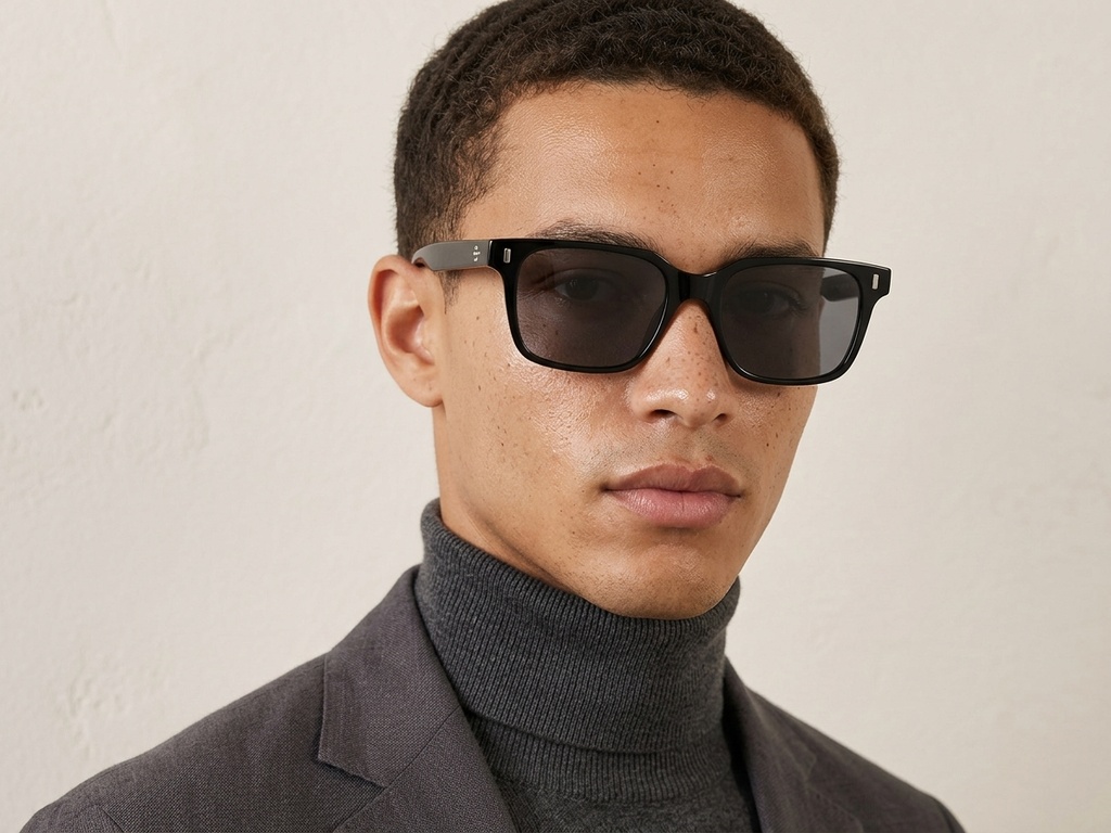 BS2503-0392_Black_Rectangular_Plastic_Sunglasses-tryon_male
