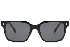 BS2503-0392_Black_Rectangular_Plastic_Sunglasses_front