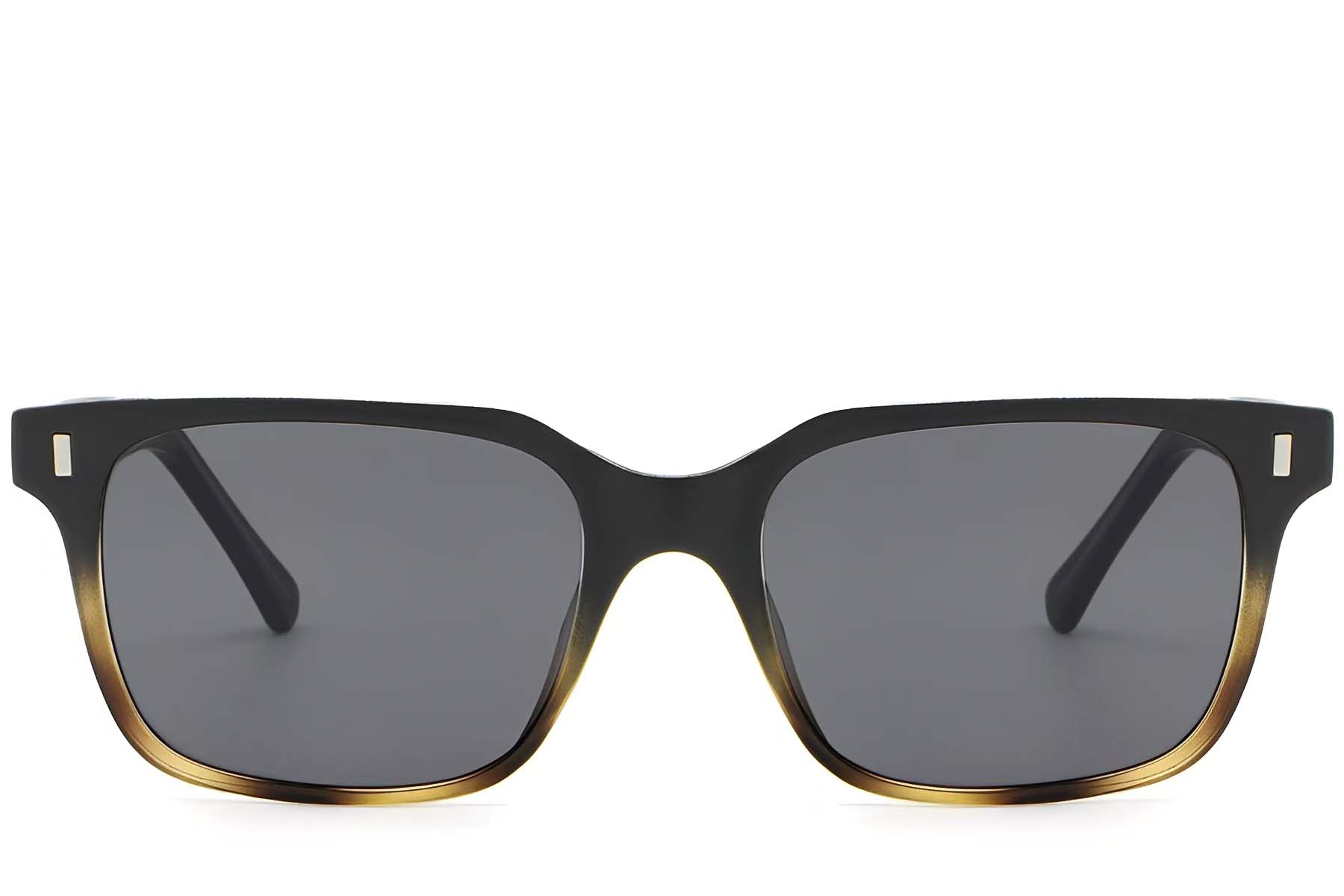 BS2503-0393_Tortoiseshell_Rectangular_Plastic_Sunglasses_front