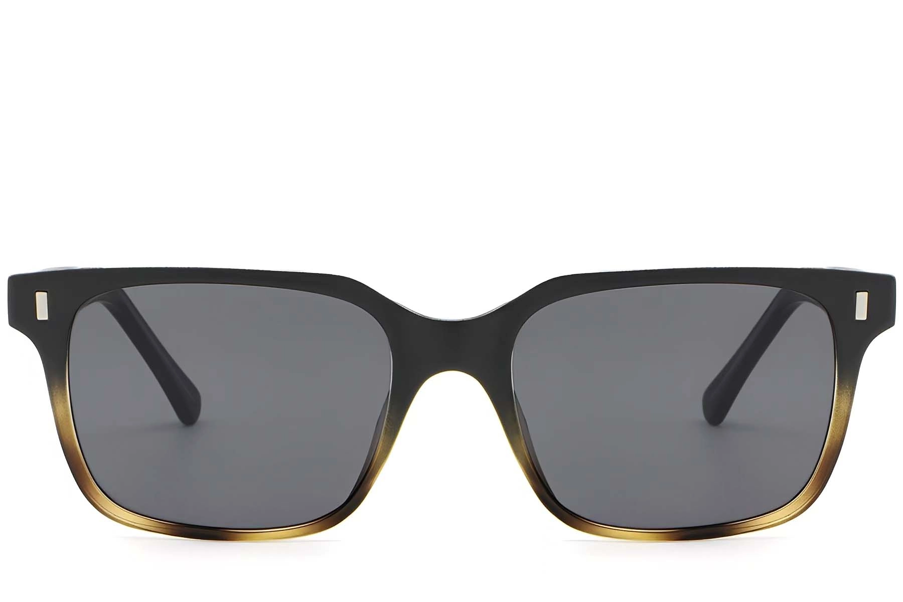 BS2503-0393_Tortoiseshell_Rectangular_Plastic_Sunglasses_front