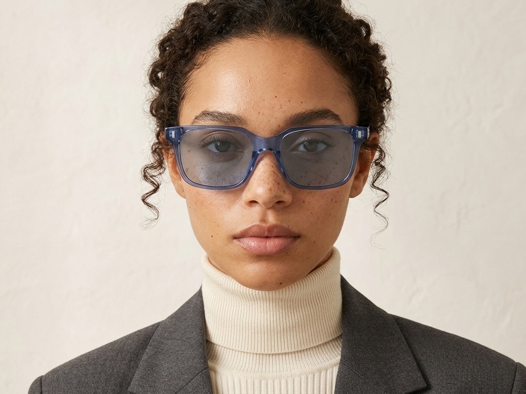 BS2503-0394_Blue_Rectangular_Plastic_Sunglasses-tryon_female