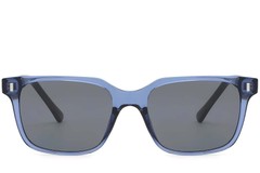 BS2503-0394_Blue_Rectangular_Plastic_Sunglasses_front