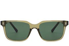 BS2503-0395_Green_Rectangular_Plastic_Sunglasses_front