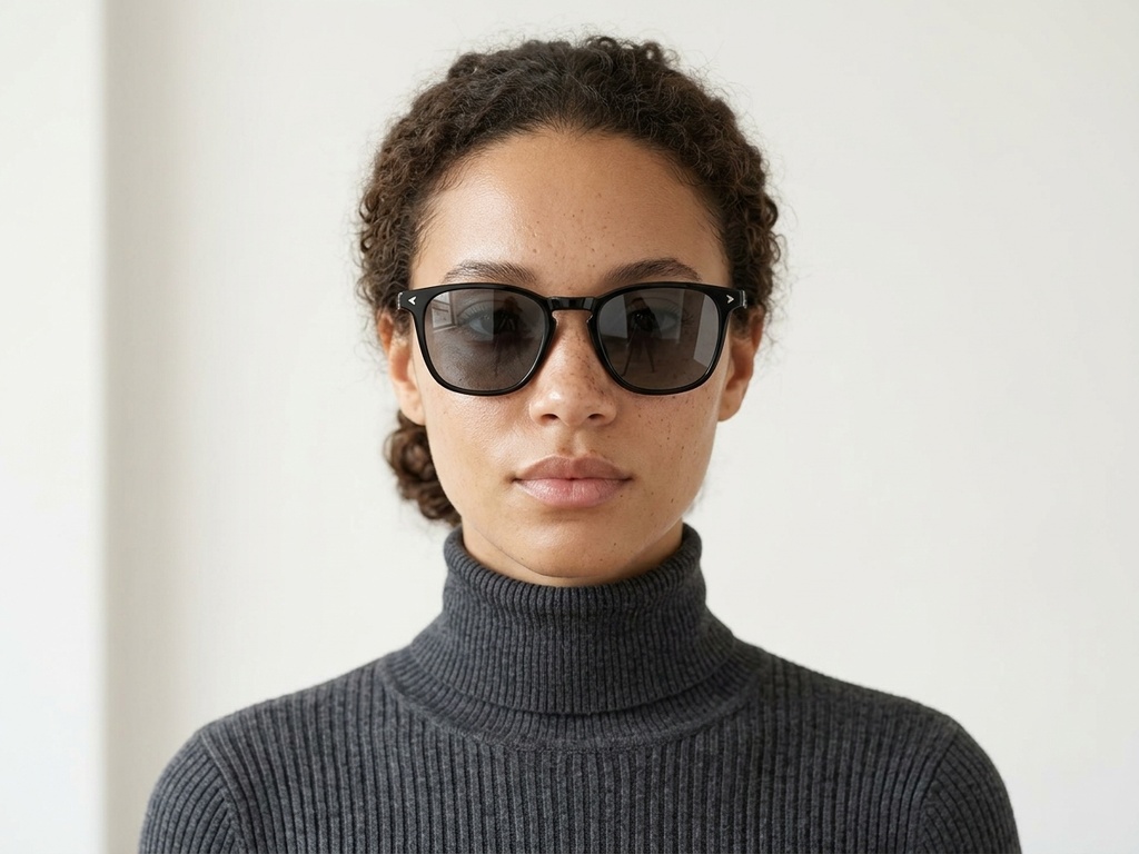 BS2503-0401_Black_Rectangular_Plastic_Sunglasses-tryon_female