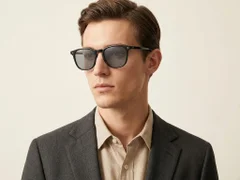 BS2503-0401_Black_Rectangular_Plastic_Sunglasses-tryon_male