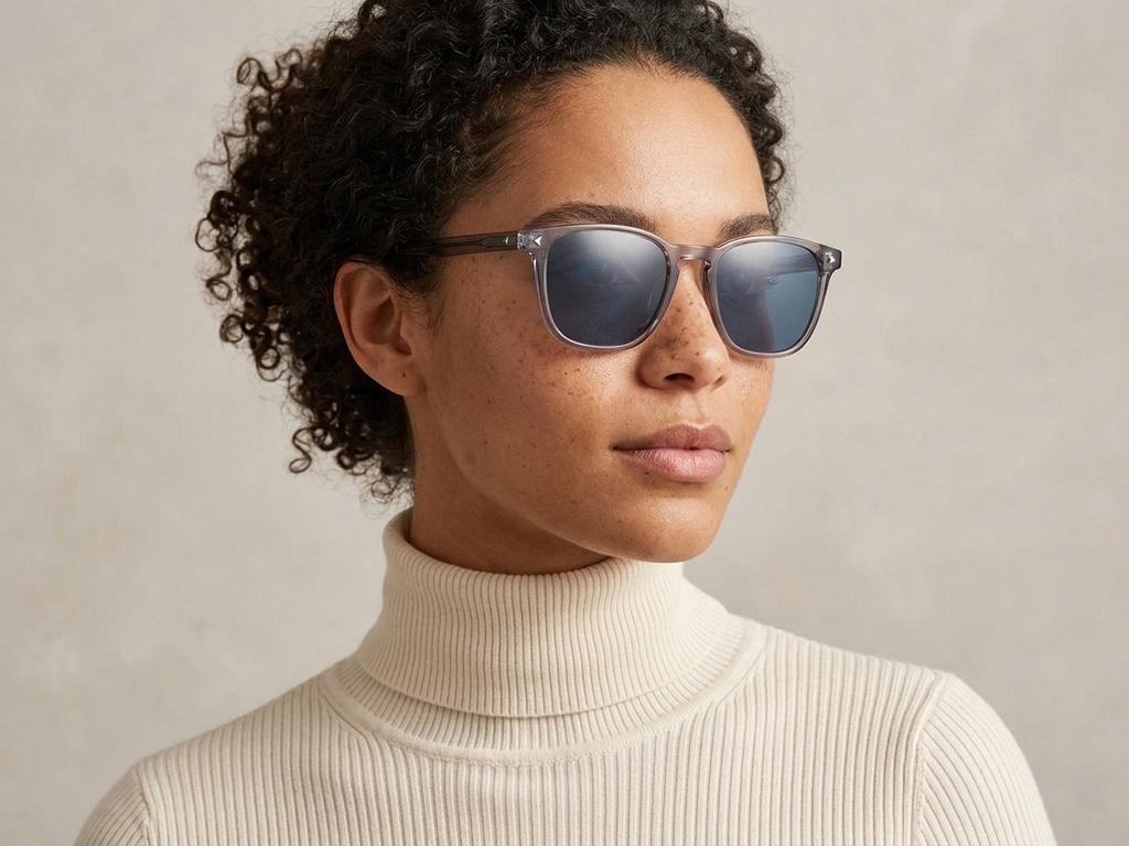 BS2503-0402_Purple_Rectangular_Plastic_Sunglasses-tryon_female
