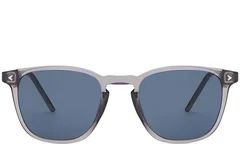 BS2503-0402_Purple_Rectangular_Plastic_Sunglasses_front