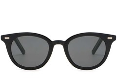 BS2503-0407_Black_Oval_Plastic_Sunglasses_front