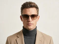 BS2503-0410_Brown_Oval_Plastic_Sunglasses-tryon_male
