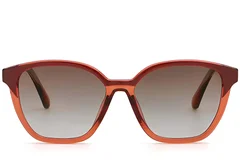 BS2503-0416_Red_Butterfly_Plastic_Sunglasses_front
