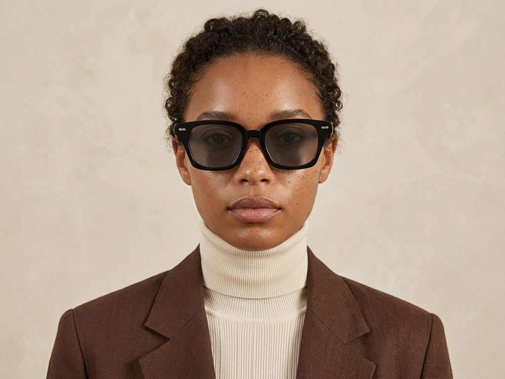 BS2503-0417_Black_Rectangular_Plastic_Sunglasses-tryon_female