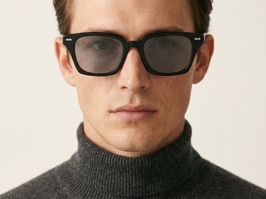 BS2503-0417_Black_Rectangular_Plastic_Sunglasses-tryon_male