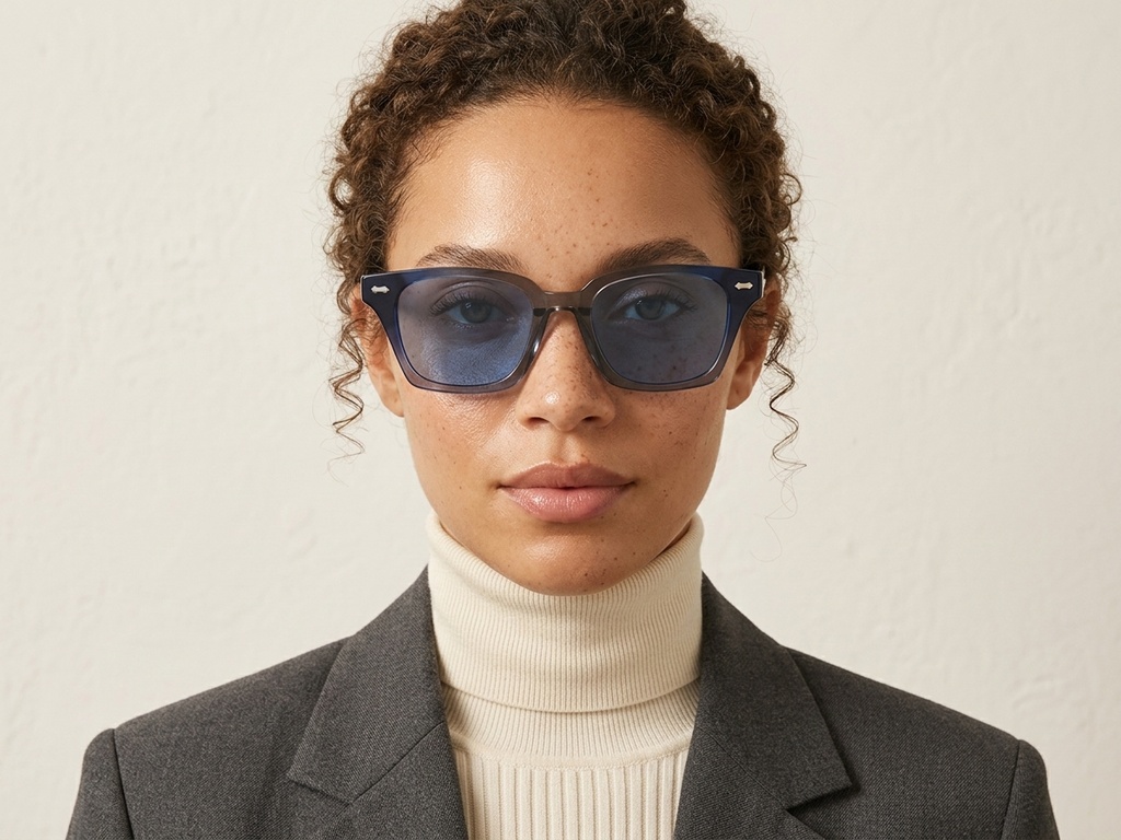 BS2503-0418_Grey_Rectangular_Plastic_Sunglasses-tryon_female