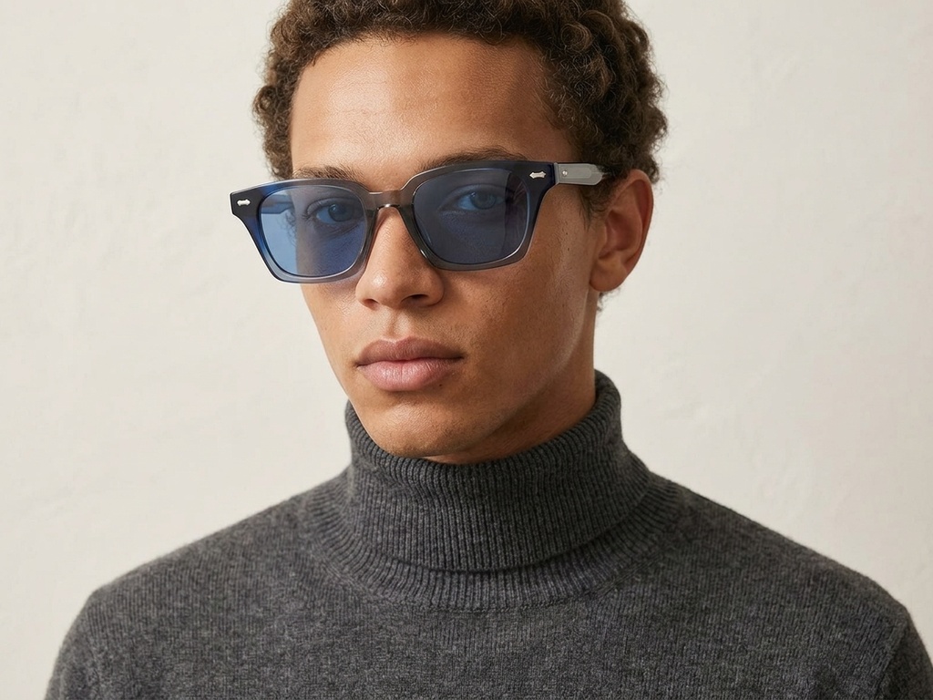 BS2503-0418_Grey_Rectangular_Plastic_Sunglasses-tryon_male