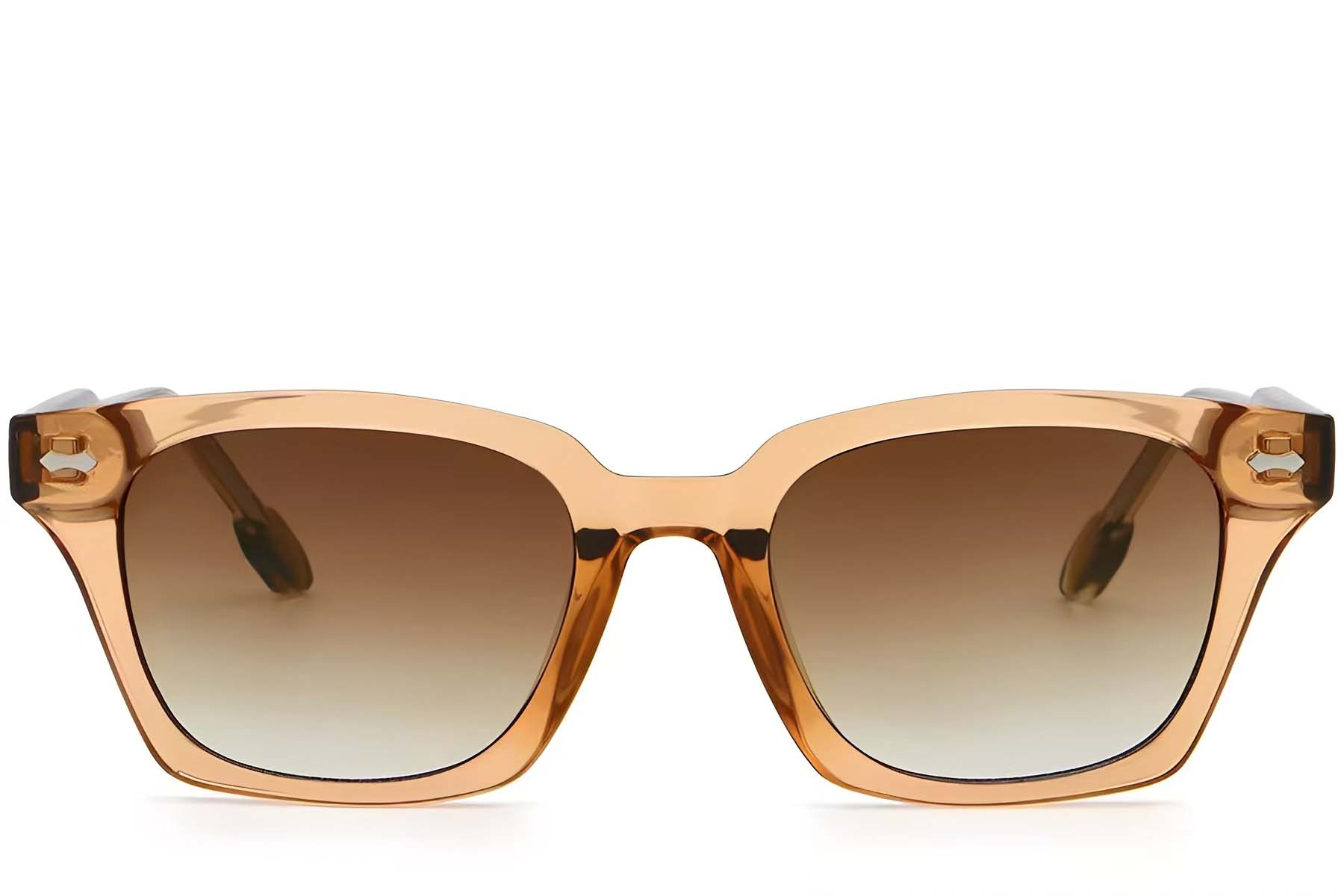 BS2503-0420_Brown_Rectangular_Plastic_Sunglasses_front