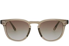 BS2503-0428_Brown_Oval_Plastic_Sunglasses_front