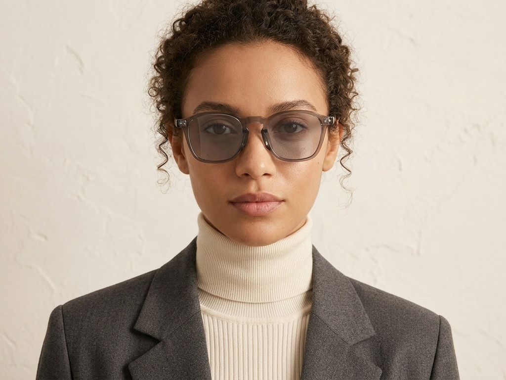 BS2503-0431_Grey_Oval_Plastic_Sunglasses-tryon_female