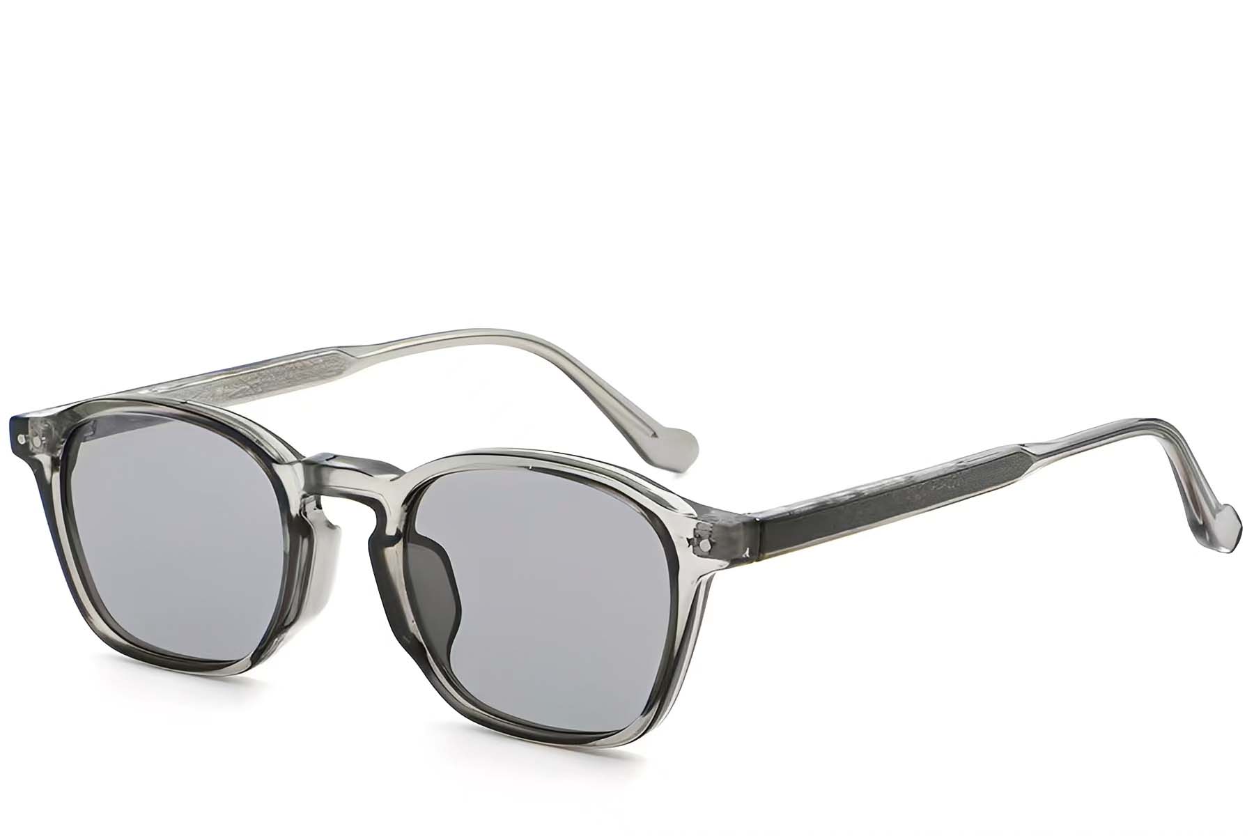 Oval Grey Plastic Sunglasses #BS2503-0431