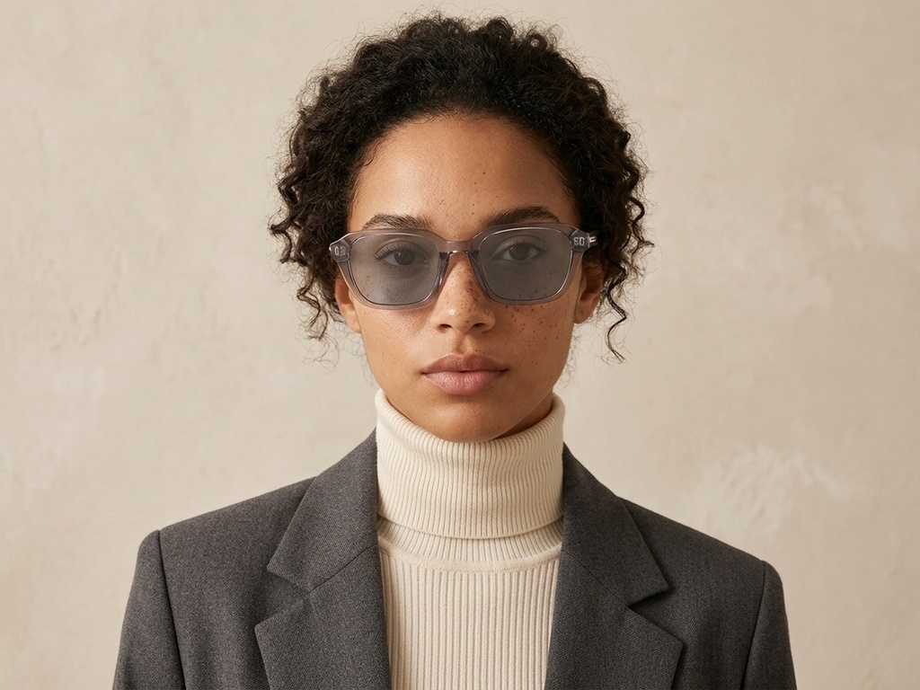 BS2503-0436_Grey_Rectangular_Plastic_Sunglasses-tryon_female