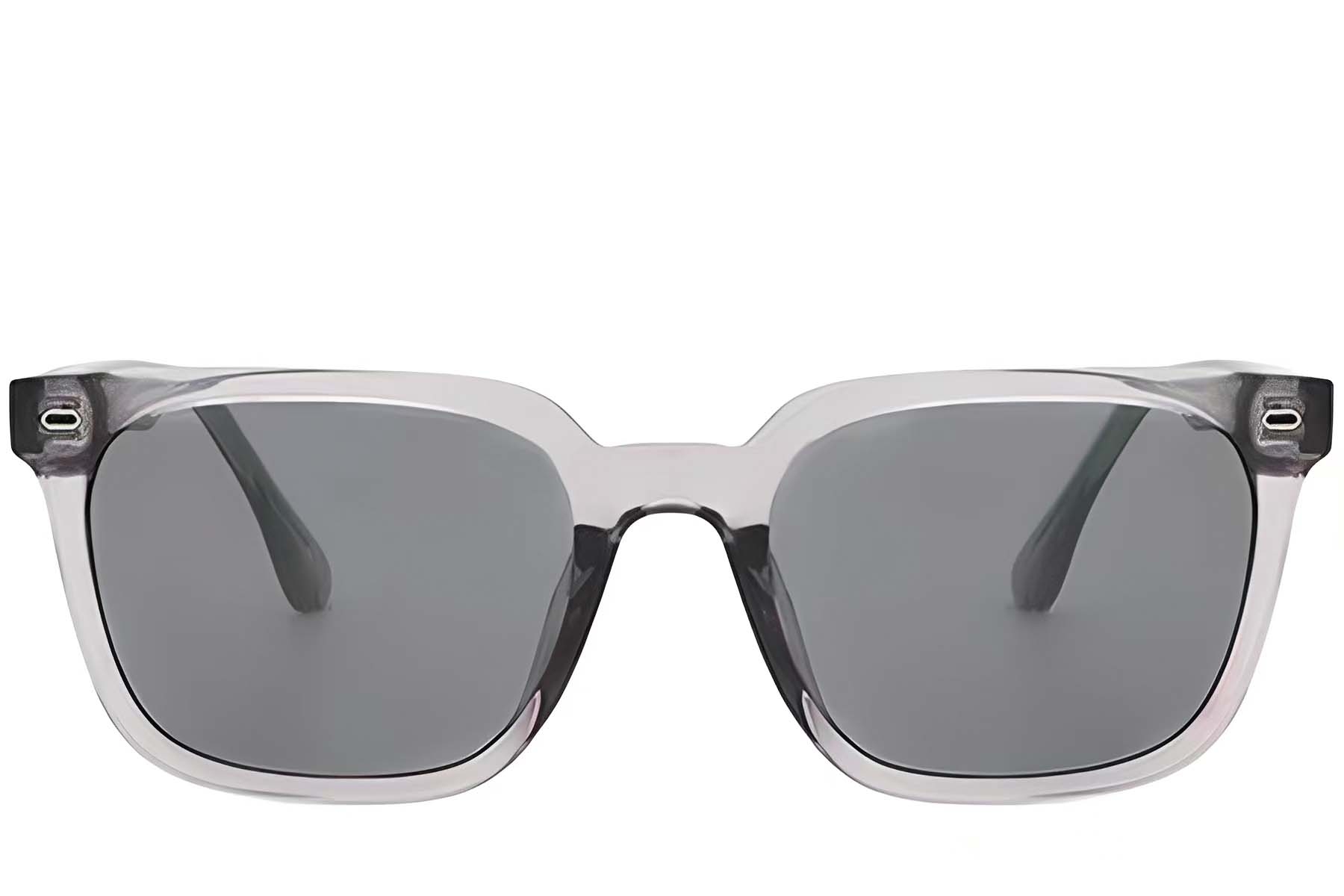 BS2503-0441_Grey_Rectangular_Plastic_Sunglasses_front