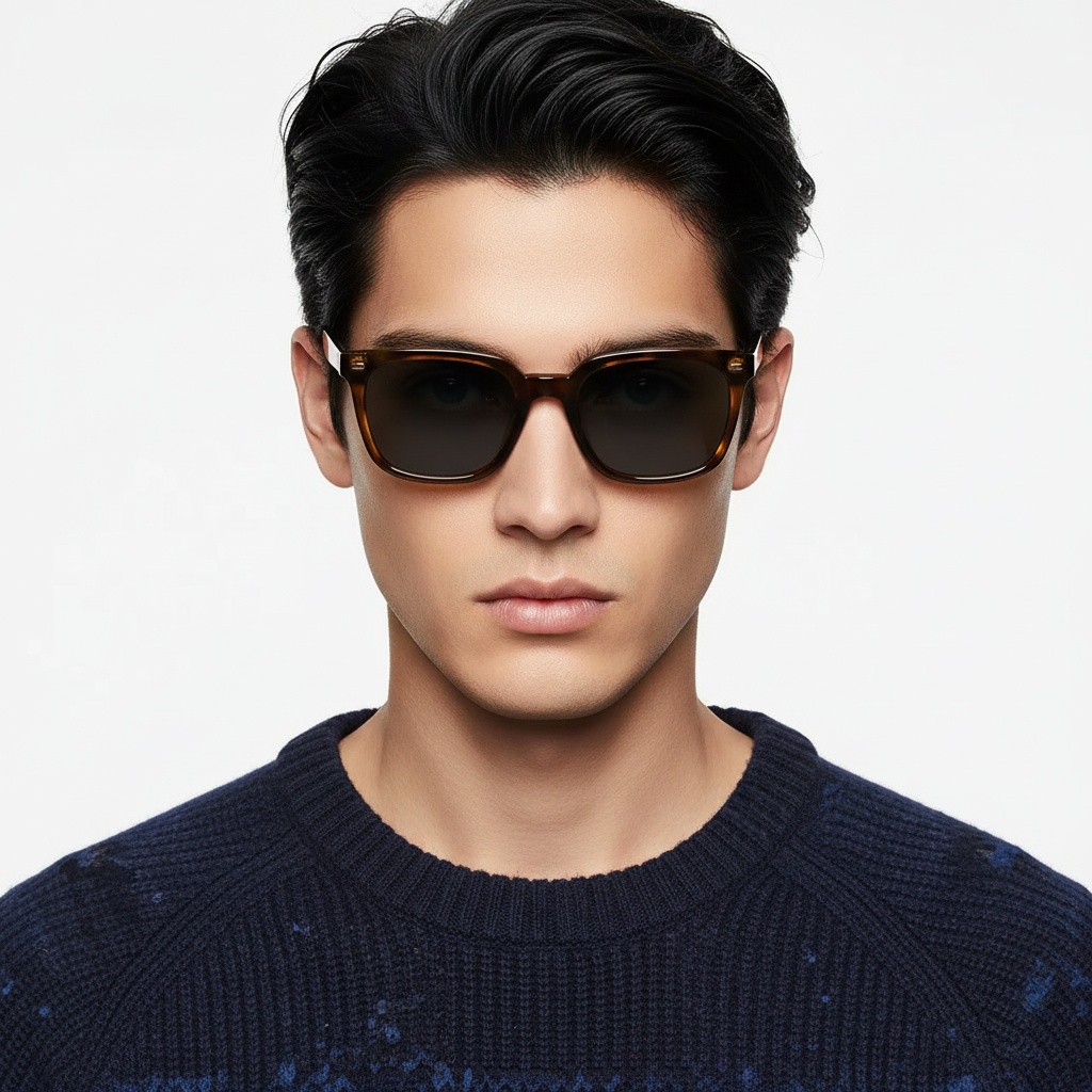 BS2503-0442_Tortoiseshell_Rectangular_Plastic_Sunglasses_model