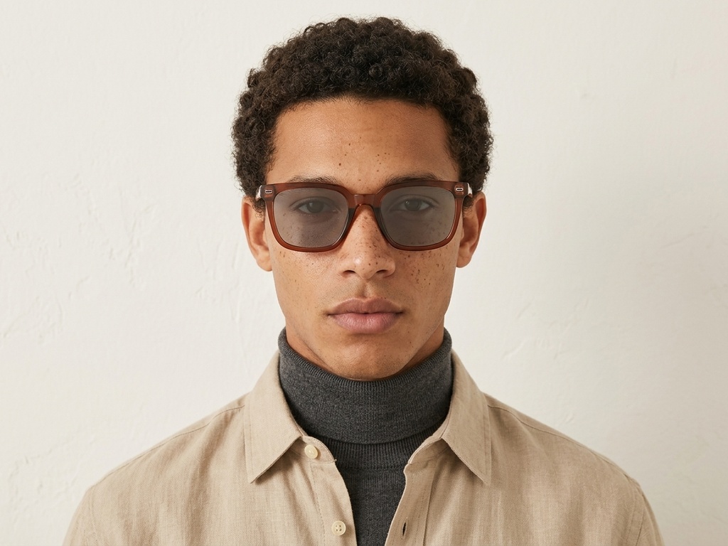BS2503-0444_Red_Rectangular_Plastic_Sunglasses-tryon_male