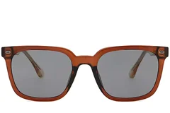BS2503-0444_Red_Rectangular_Plastic_Sunglasses_front
