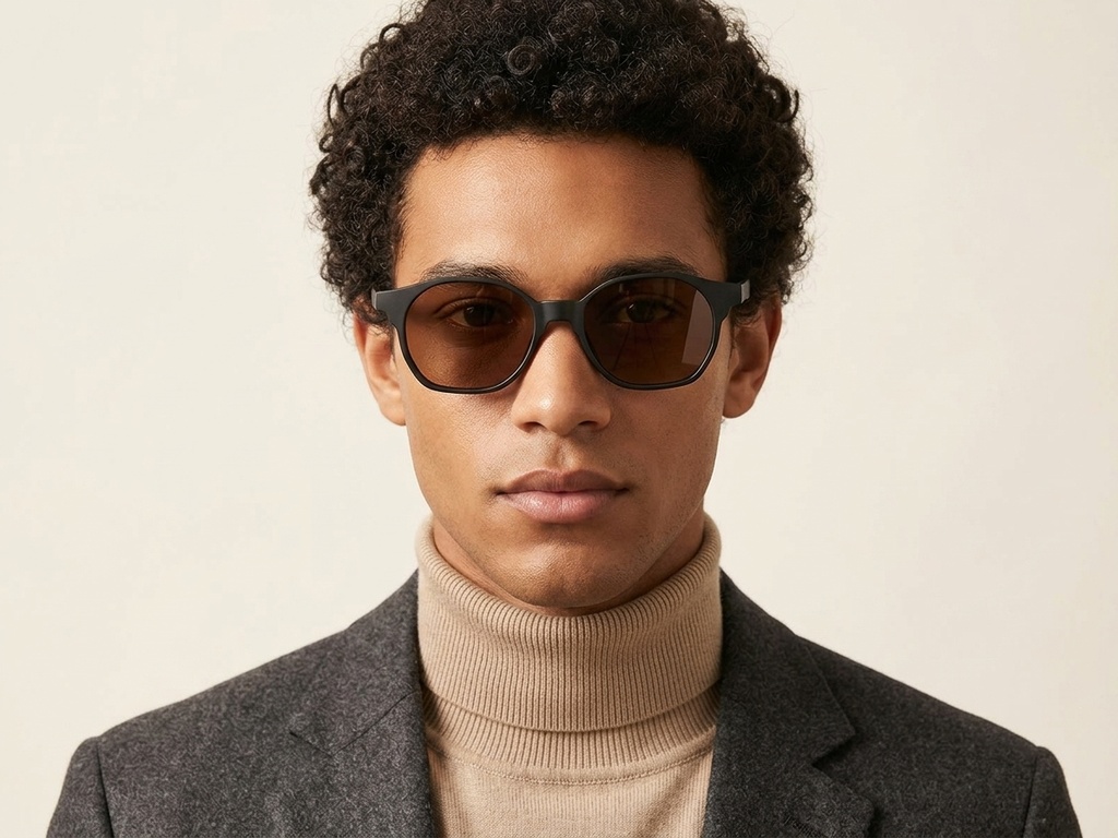BS2503-0446_Black_Geometric_Plastic_Sunglasses-tryon_male
