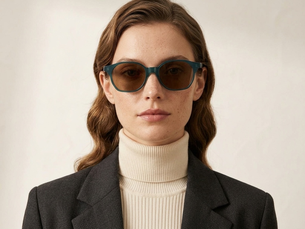 BS2503-0450_Green_Geometric_Plastic_Sunglasses-tryon_female