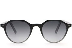 BS2503-0452_Black_Oval_Plastic_Sunglasses_front