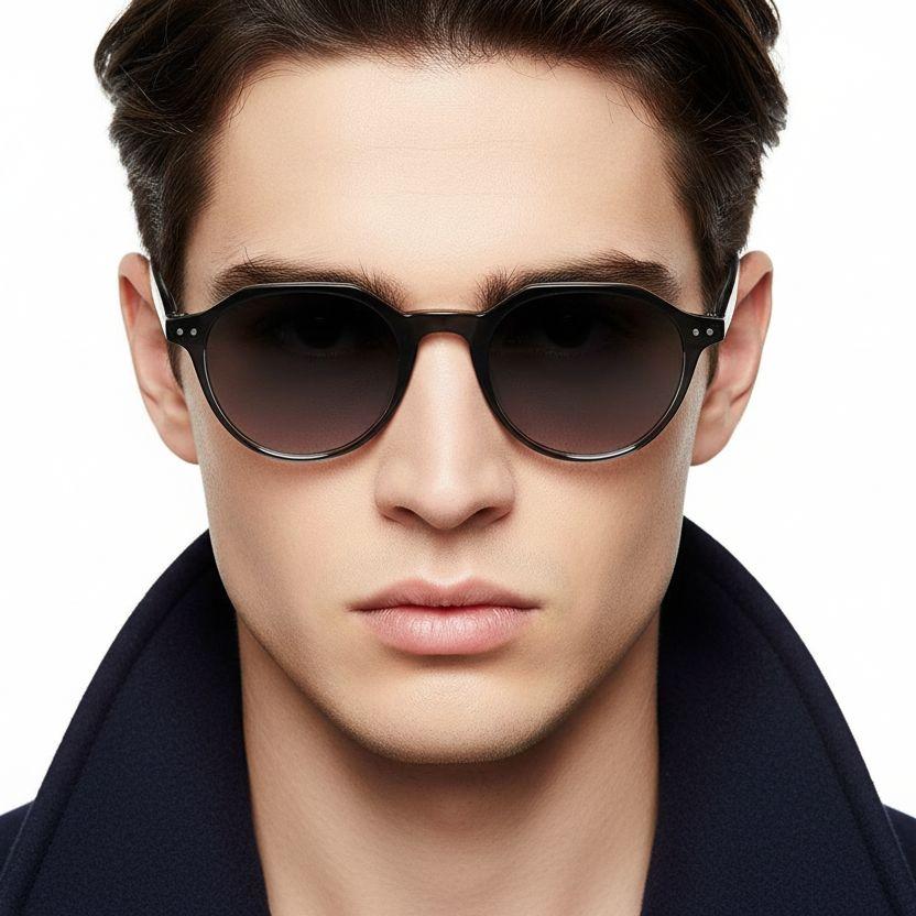 bs2503-0452_black_oval_plastic_sunglasses_model