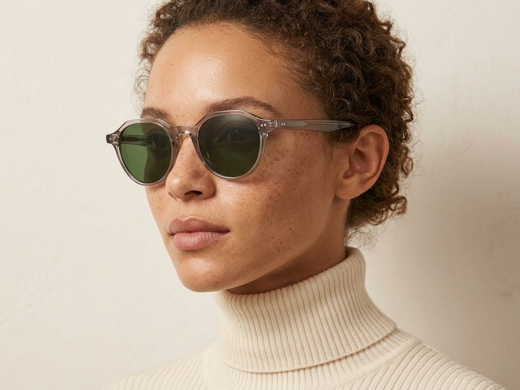 BS2503-0453_Grey_Oval_Plastic_Sunglasses-tryon_female