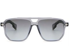 BS2503-0458_Grey_Aviator_Plastic_Sunglasses_front