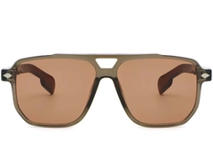 BS2503-0459_Brown_Aviator_Plastic_Sunglasses_front