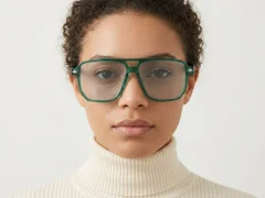 BS2503-0461_Green_Aviator_Plastic_Sunglasses-tryon_female