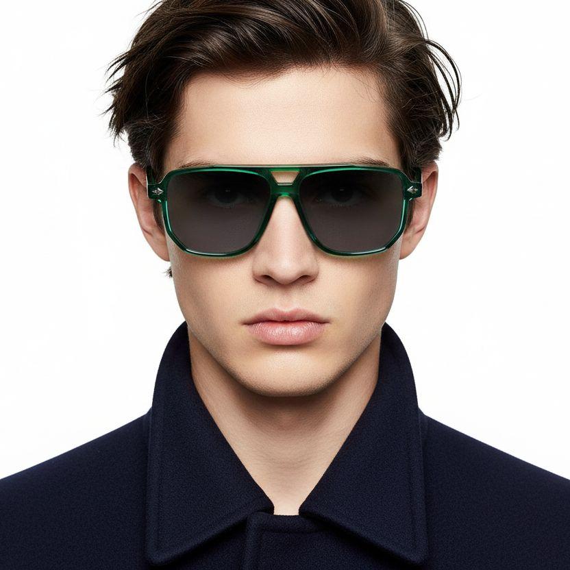 bs2503-0461_green_aviator_plastic_sunglasses_model