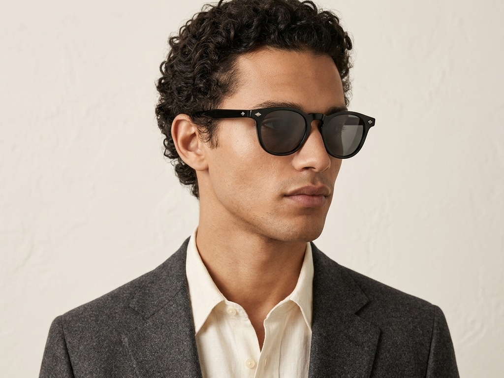 BS2503-0462_Black_Oval_Plastic_Sunglasses-tryon_male