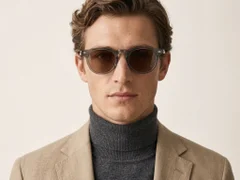 BS2503-0464_Brown_Oval_Plastic_Sunglasses-tryon_male