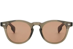 BS2503-0464_Brown_Oval_Plastic_Sunglasses_front