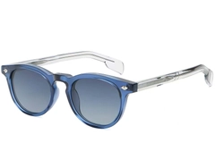 Oval Blue Plastic Sunglasses #BS2503-0466