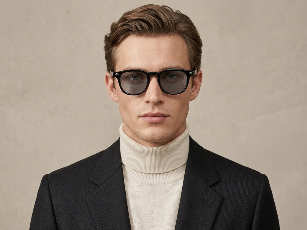BS2503-0468_Black_Rectangular_Plastic_Sunglasses-tryon_male