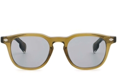 BS2503-0473_Green_Rectangular_Plastic_Sunglasses_front