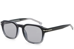 Rectangular Black Plastic Sunglasses #BS2503-0478