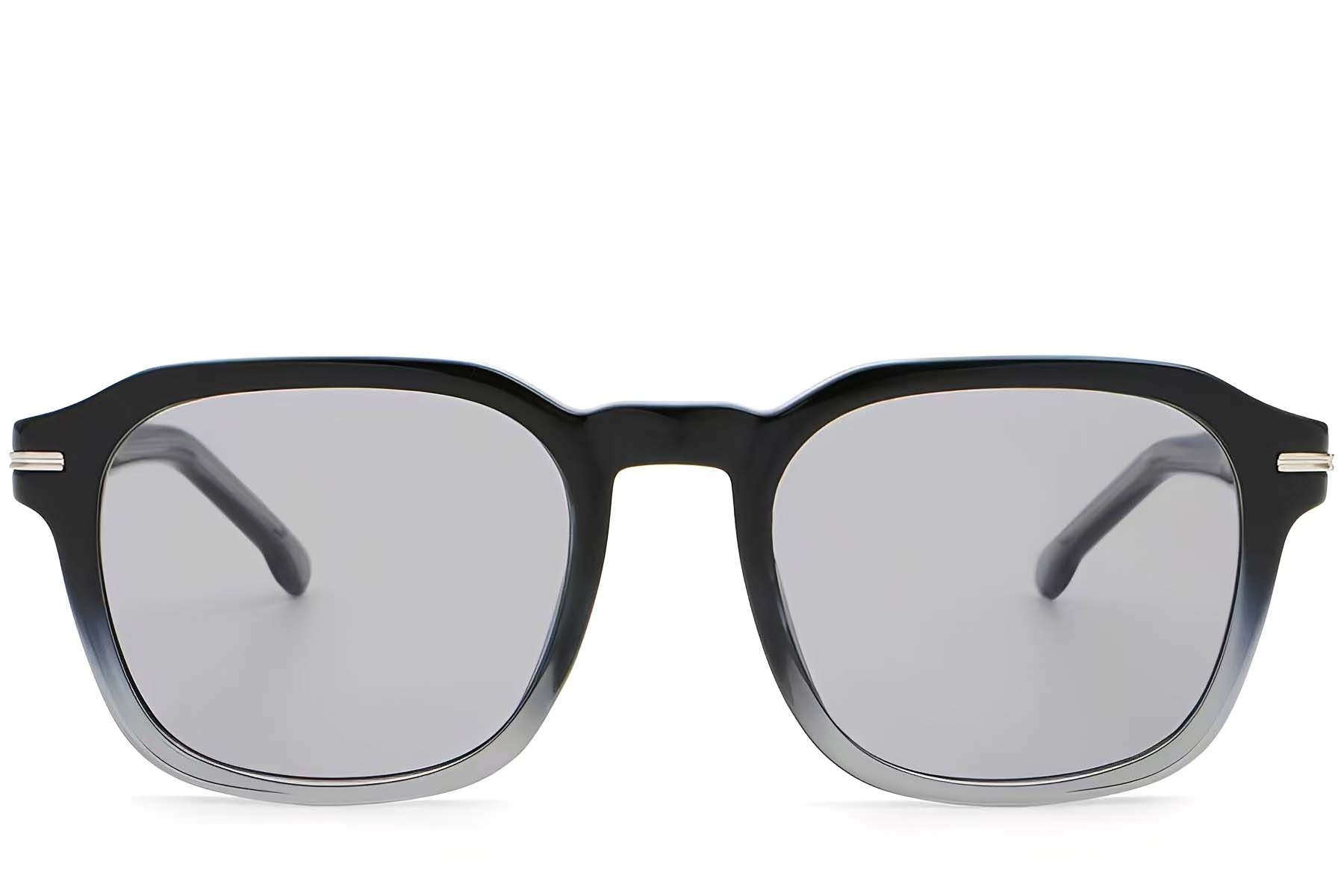 BS2503-0478_Black_Rectangular_Plastic_Sunglasses_front