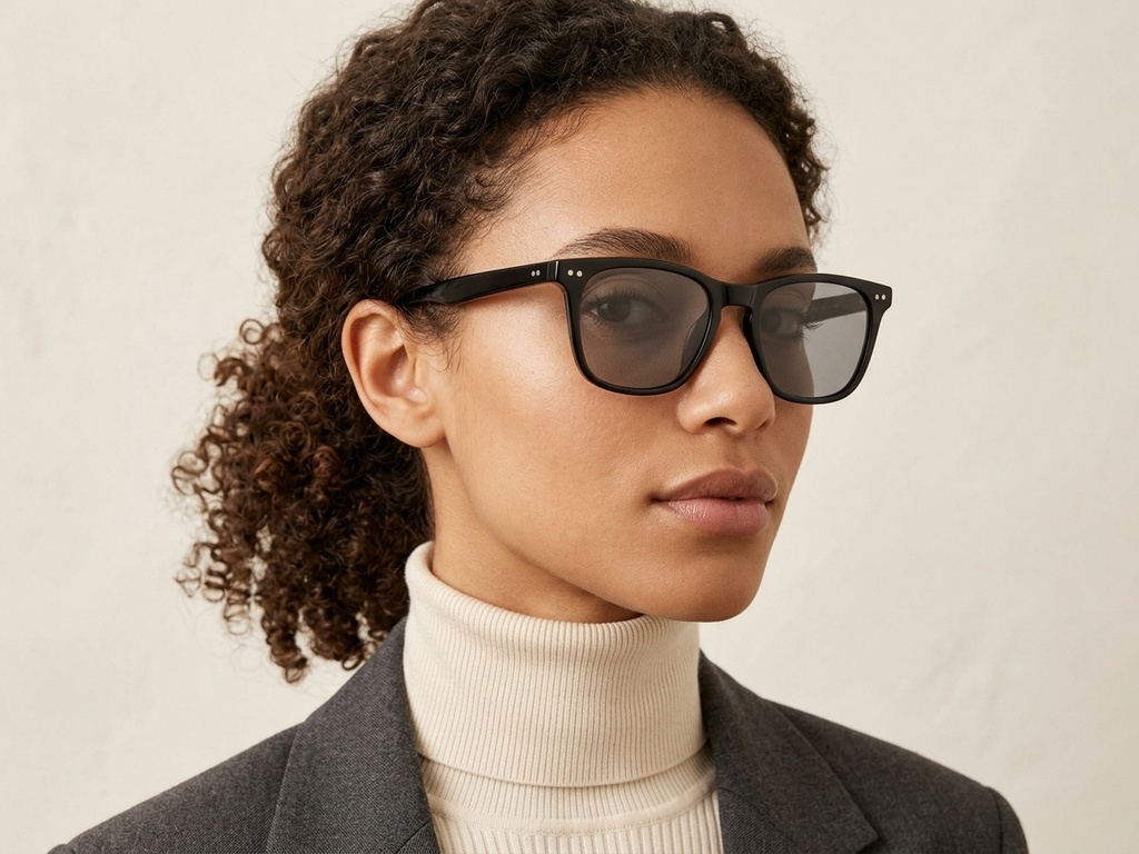 BS2503-0480_Black_Rectangular_Plastic_Sunglasses-tryon_female